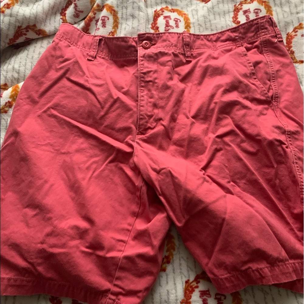 Preppy salmon pink shorts